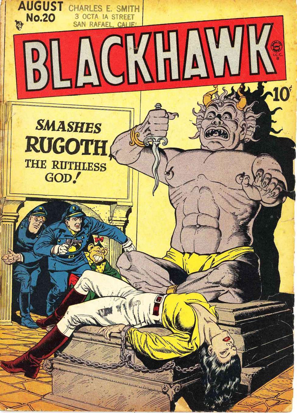 Comic Book Cover For Blackhawk 20
