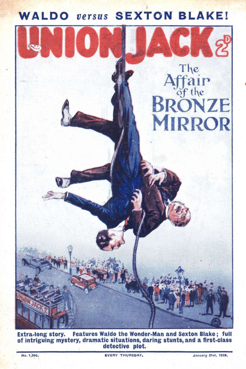 Comic Book Cover For Union Jack 1266 - The Affair of the Bronze Mirror
