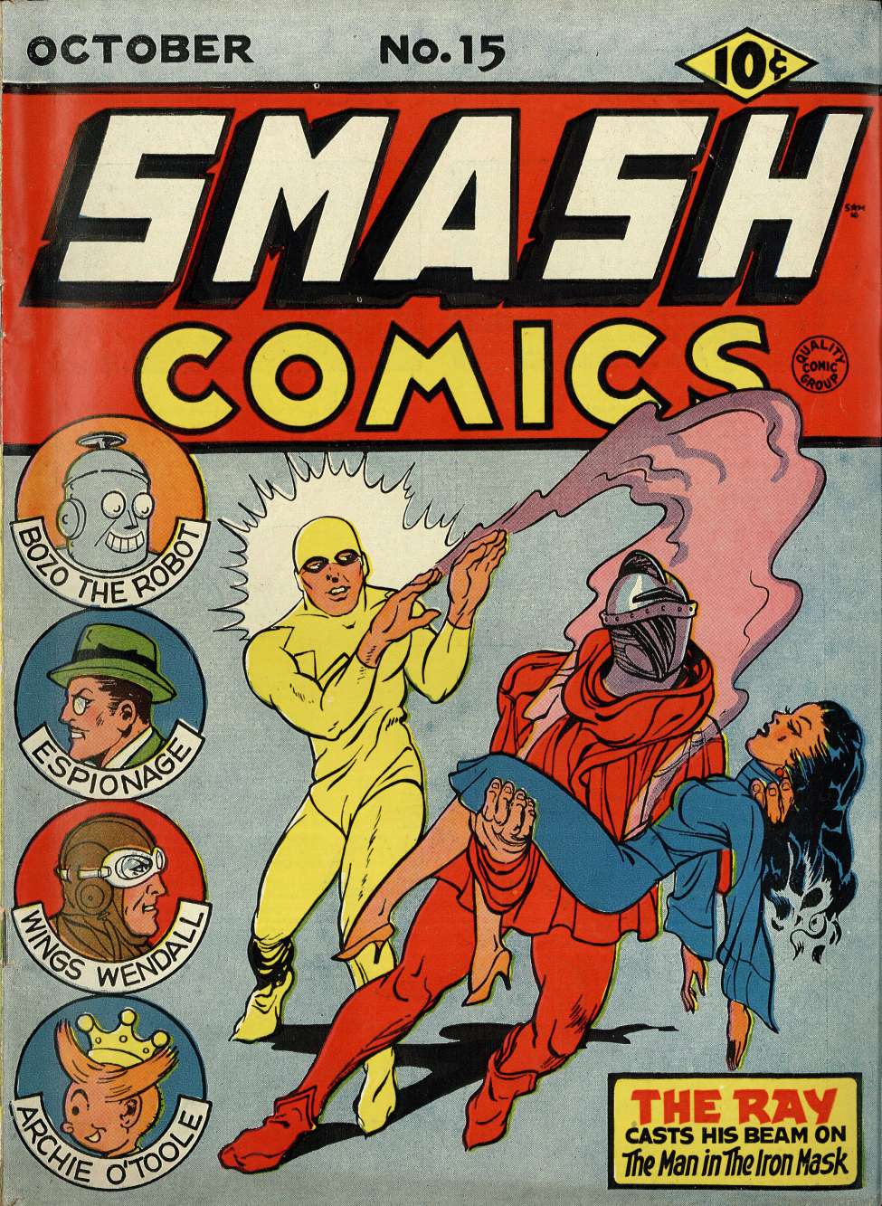 Book Cover For Smash Comics 15