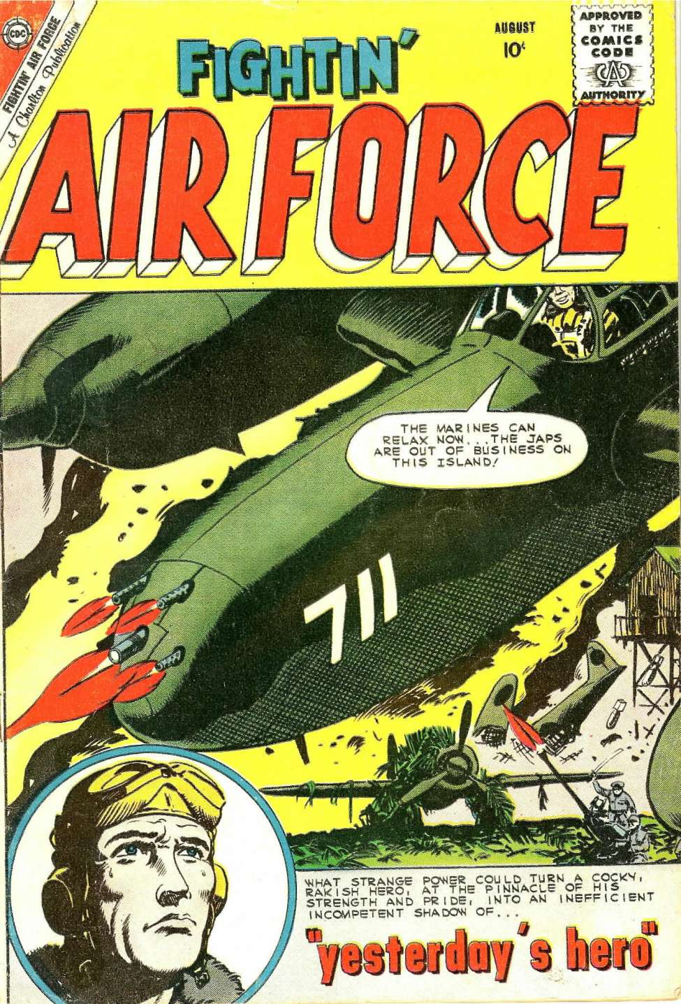 Comic Book Cover For Fightin' Air Force 22