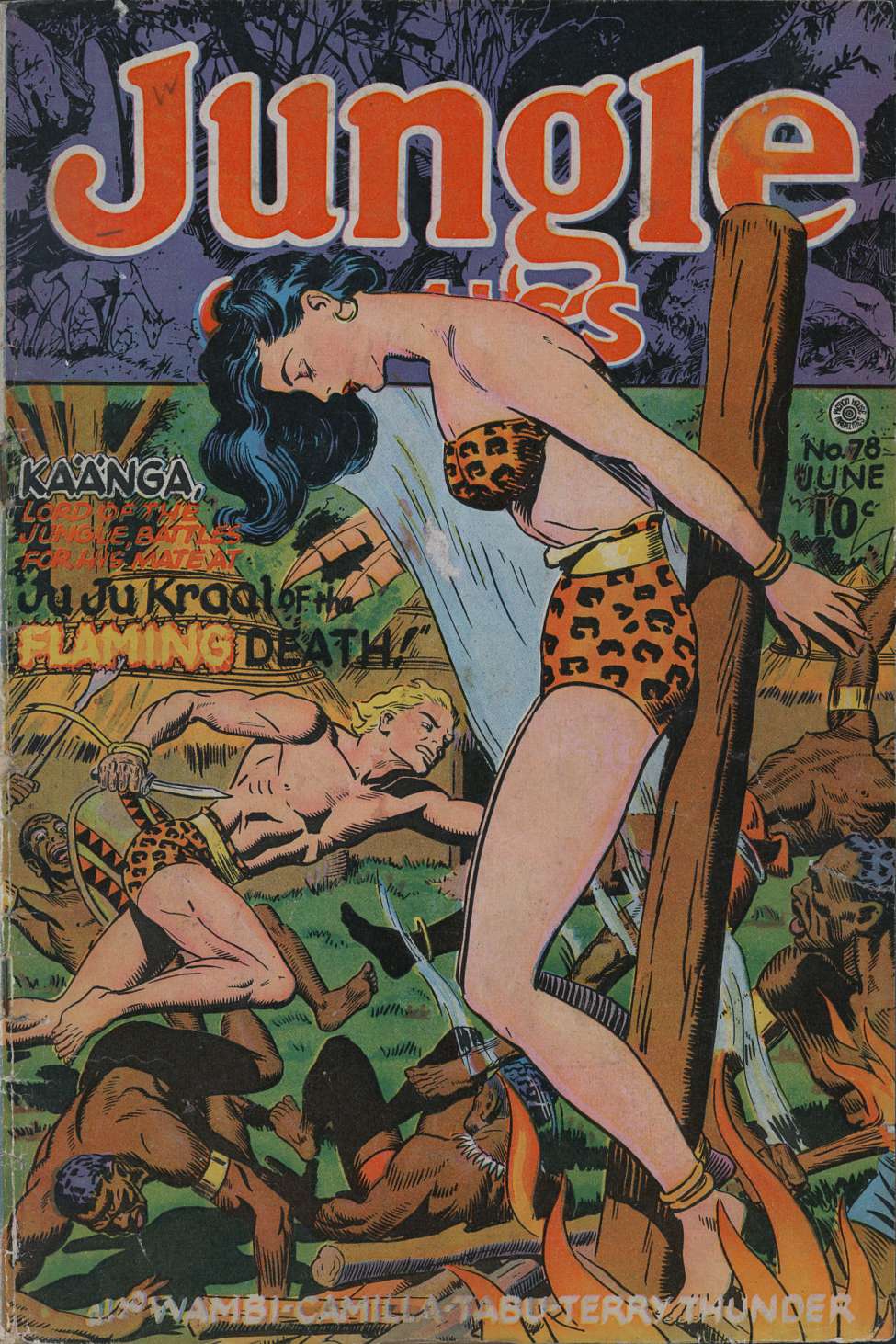 Comic Book Cover For Jungle Comics 78