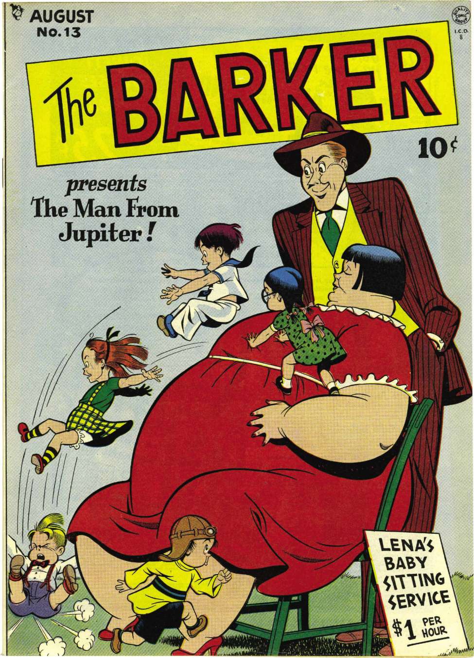 Comic Book Cover For The Barker 13