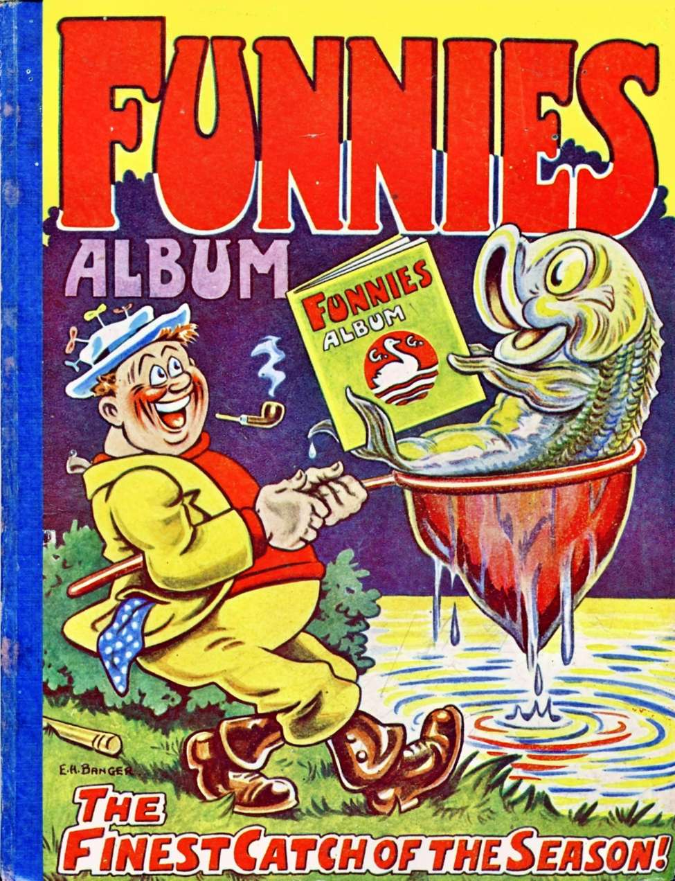Comic Book Cover For Funnies Album 1954