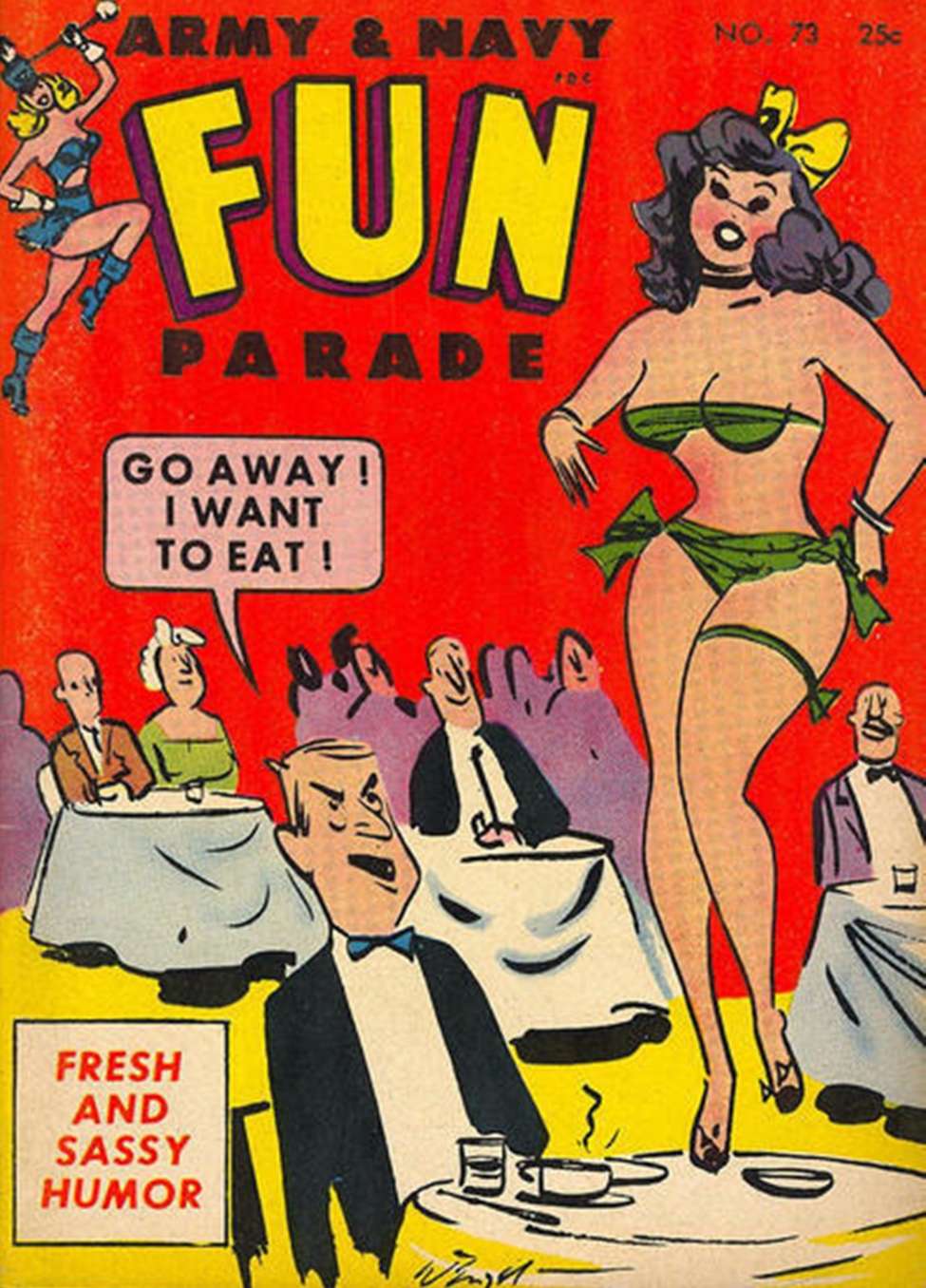 Comic Book Cover For Army & Navy Fun Parade 73