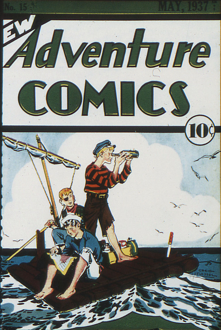 Comic Book Cover For New Adventure Comics 15 (fiche)
