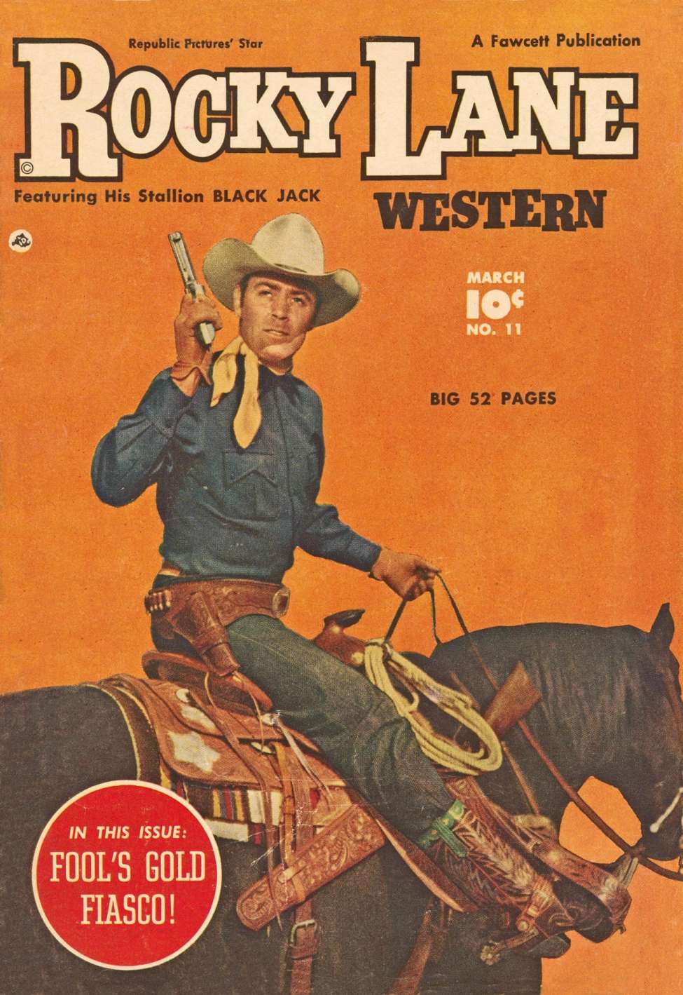 Comic Book Cover For Rocky Lane Western 11 (alt) - Version 2