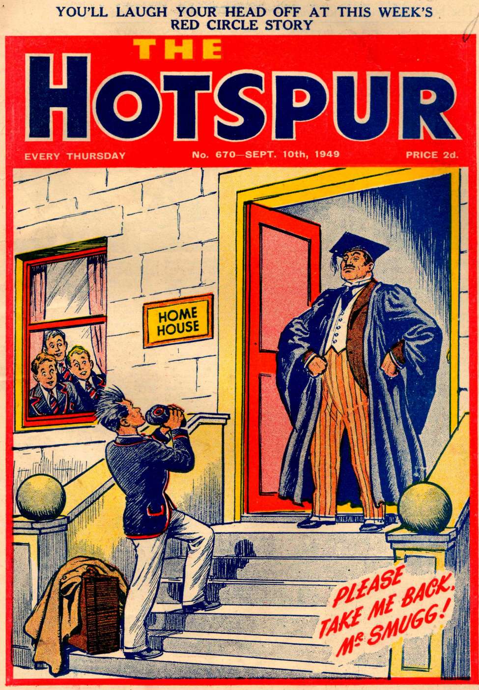Comic Book Cover For The Hotspur 670