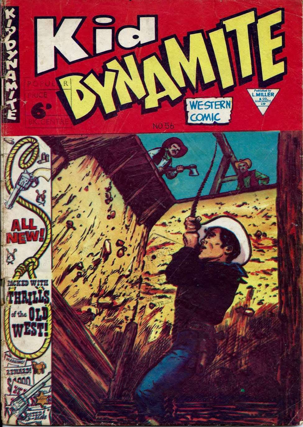 Book Cover For Kid Dynamite Western Comic 56