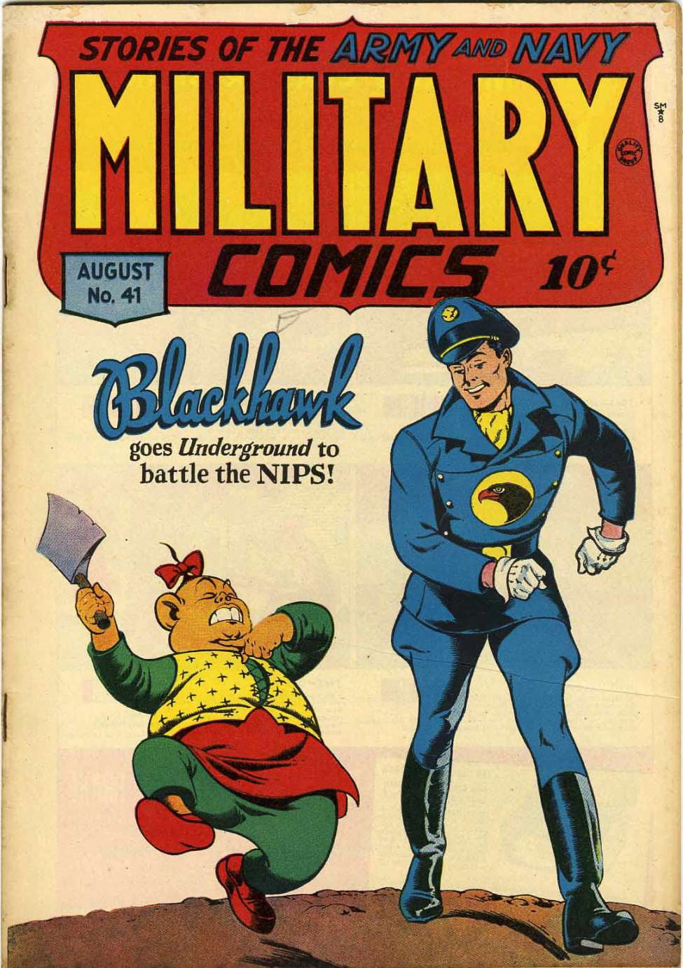 Book Cover For Military Comics 41