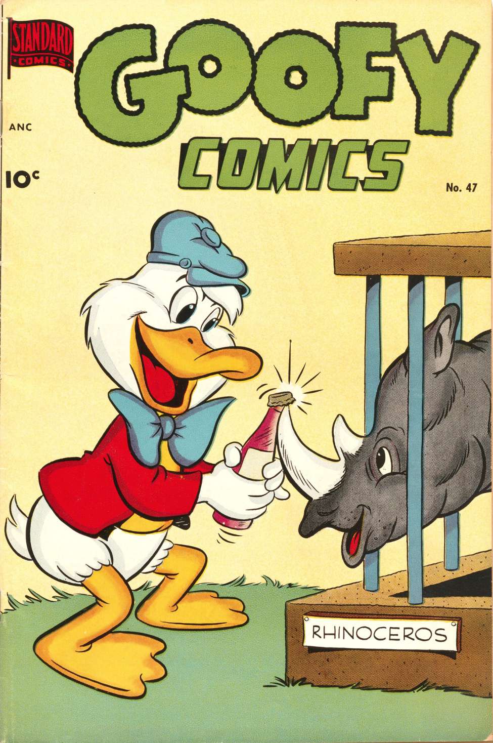 Comic Book Cover For Goofy Comics 47