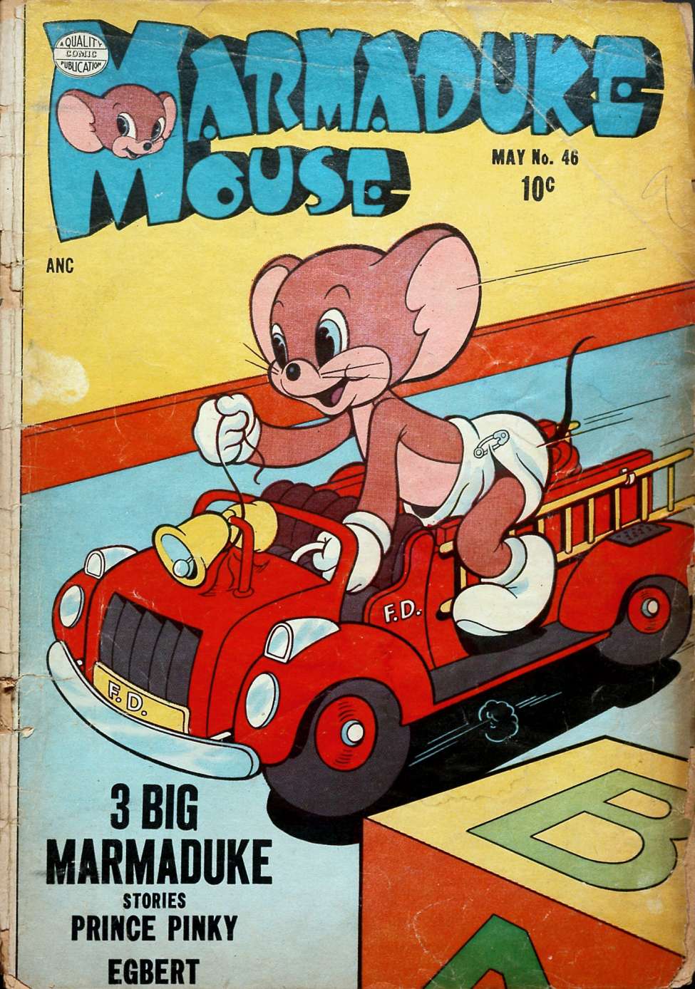 Comic Book Cover For Marmaduke Mouse 46
