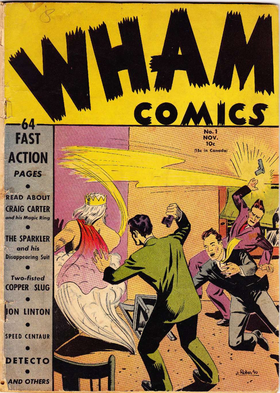 Comic Book Cover For Wham Comics 1 - Version 1