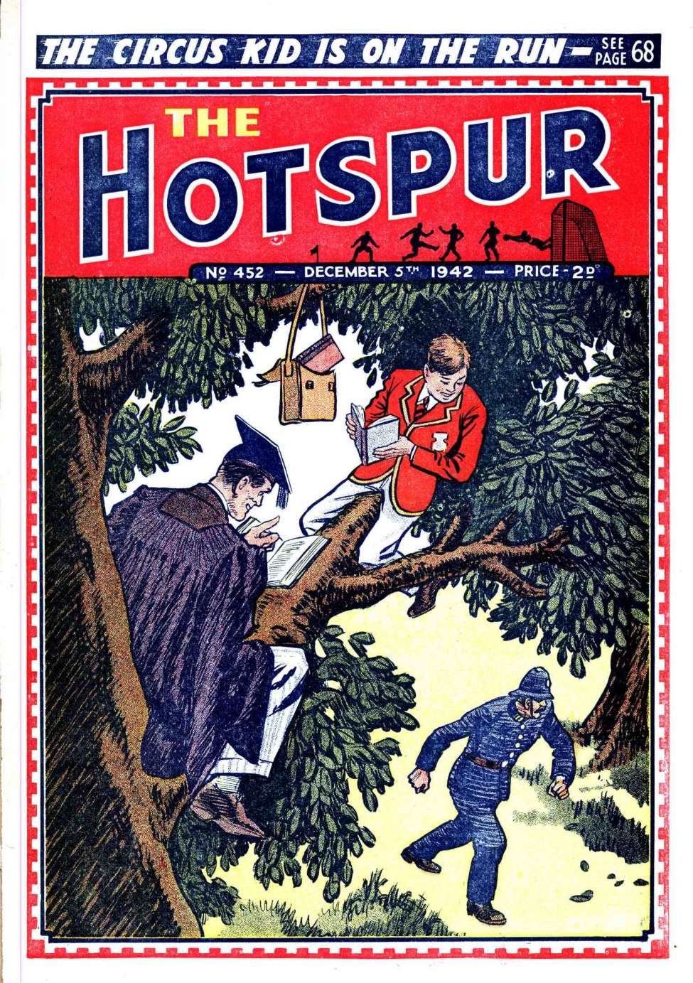 Comic Book Cover For The Hotspur 452