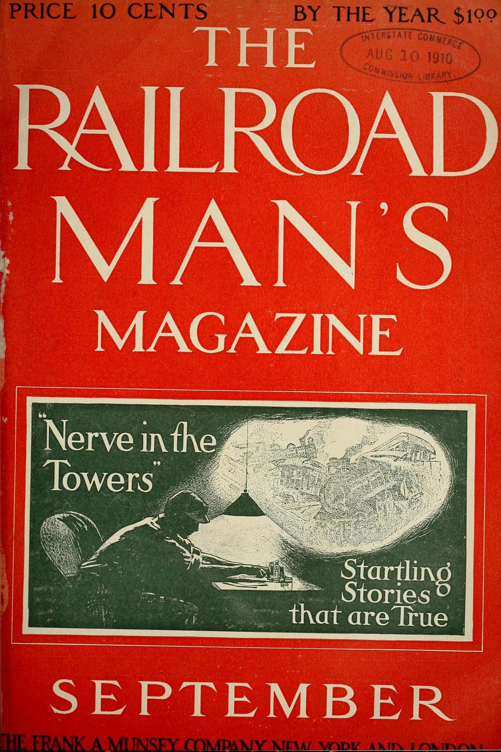 Comic Book Cover For The Railroad Man's Magazine v12 4