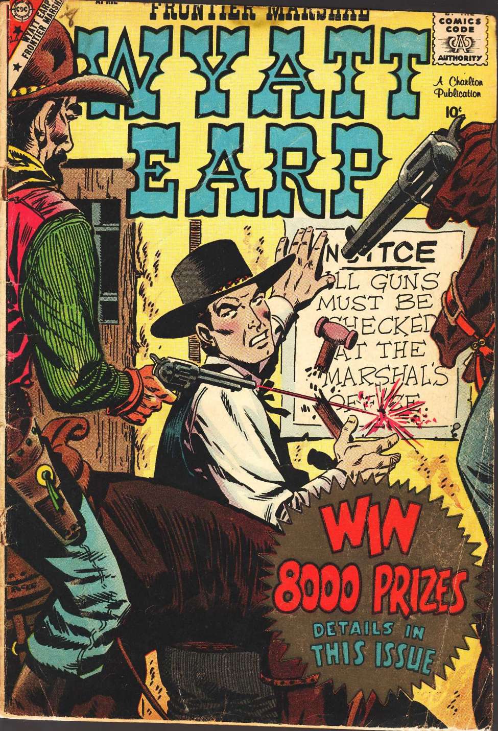 Comic Book Cover For Wyatt Earp Frontier Marshal 24