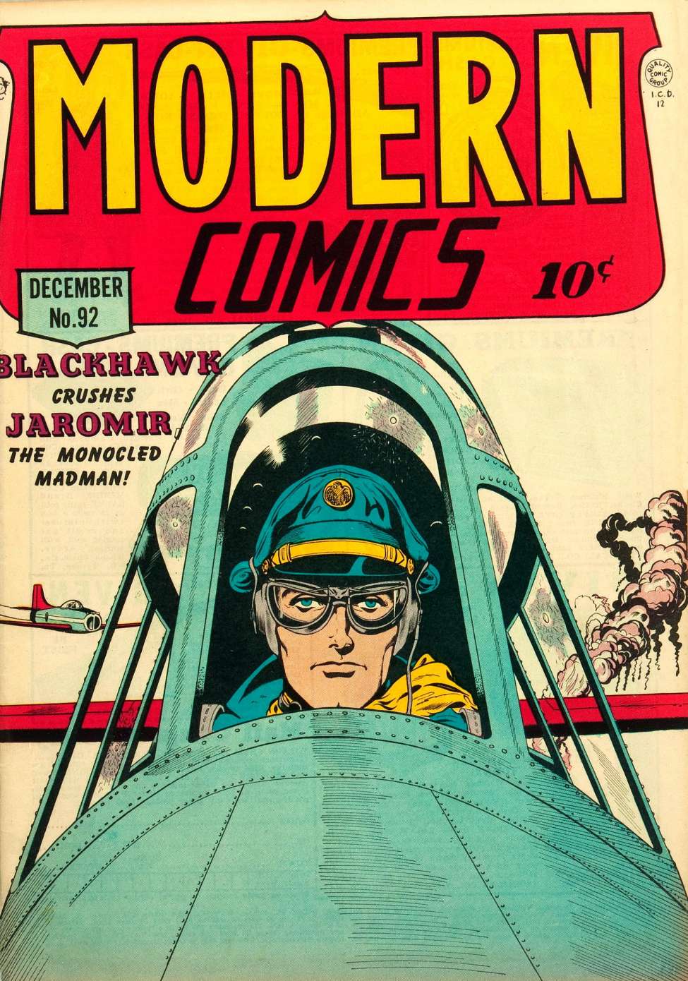 Comic Book Cover For Modern Comics 92