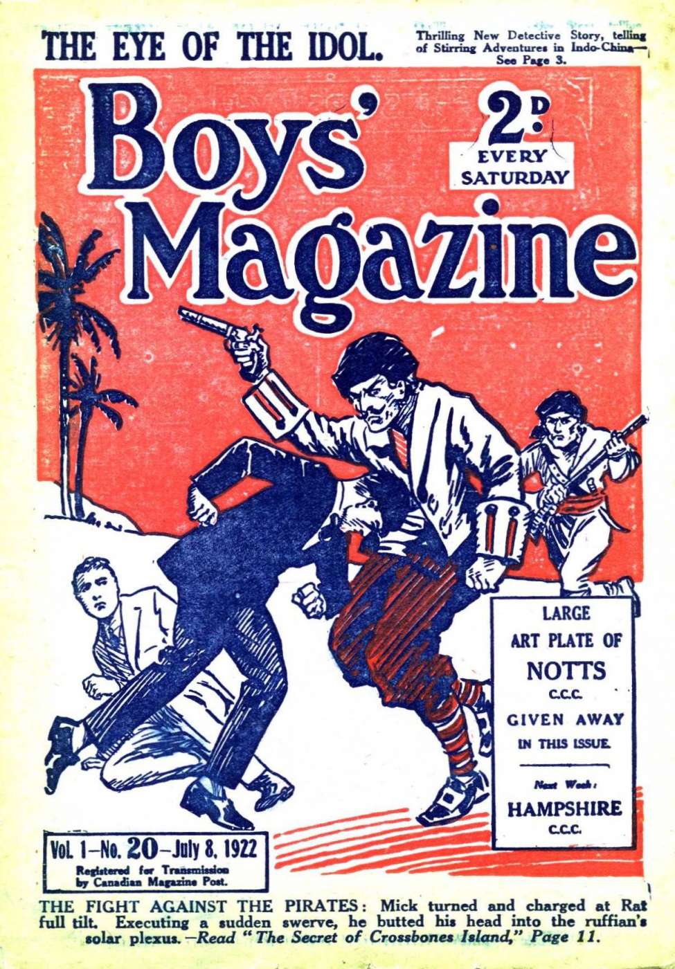 Book Cover For Boys' Magazine 20