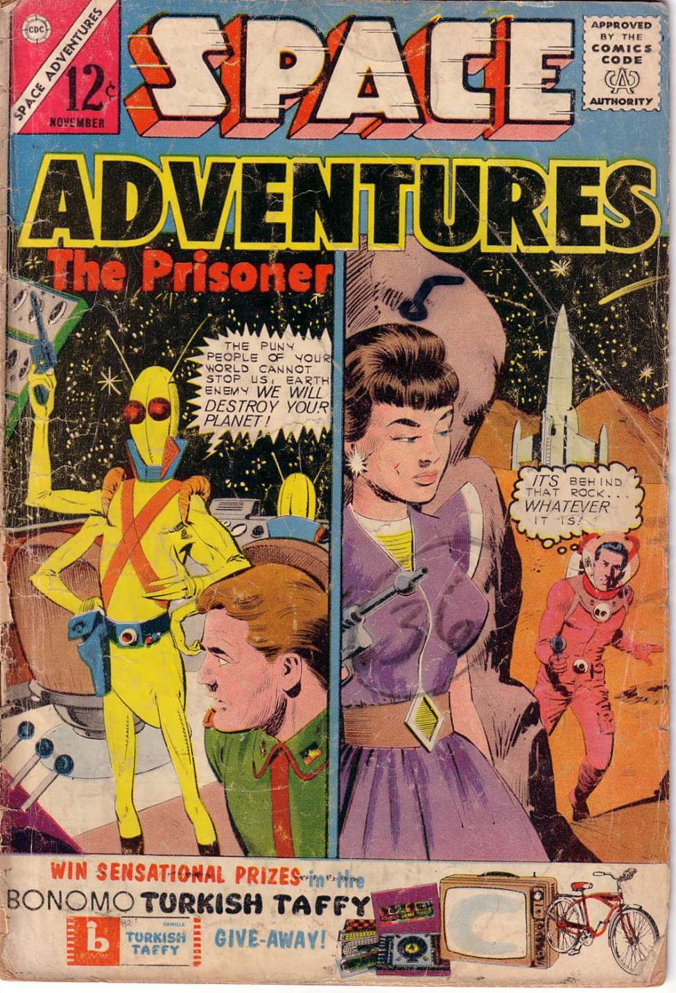 Comic Book Cover For Space Adventures 54