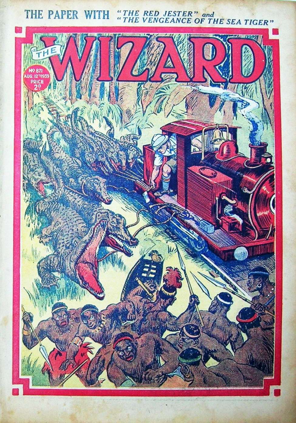 Comic Book Cover For The Wizard 871