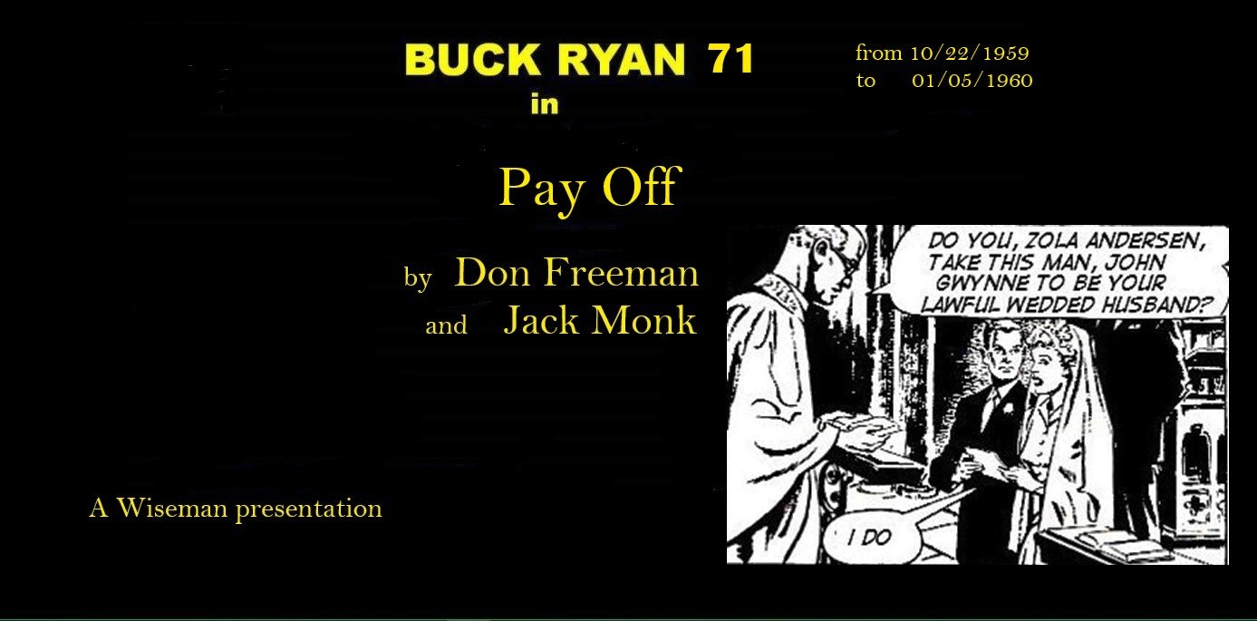 Comic Book Cover For Buck Ryan 71 - Pay Off