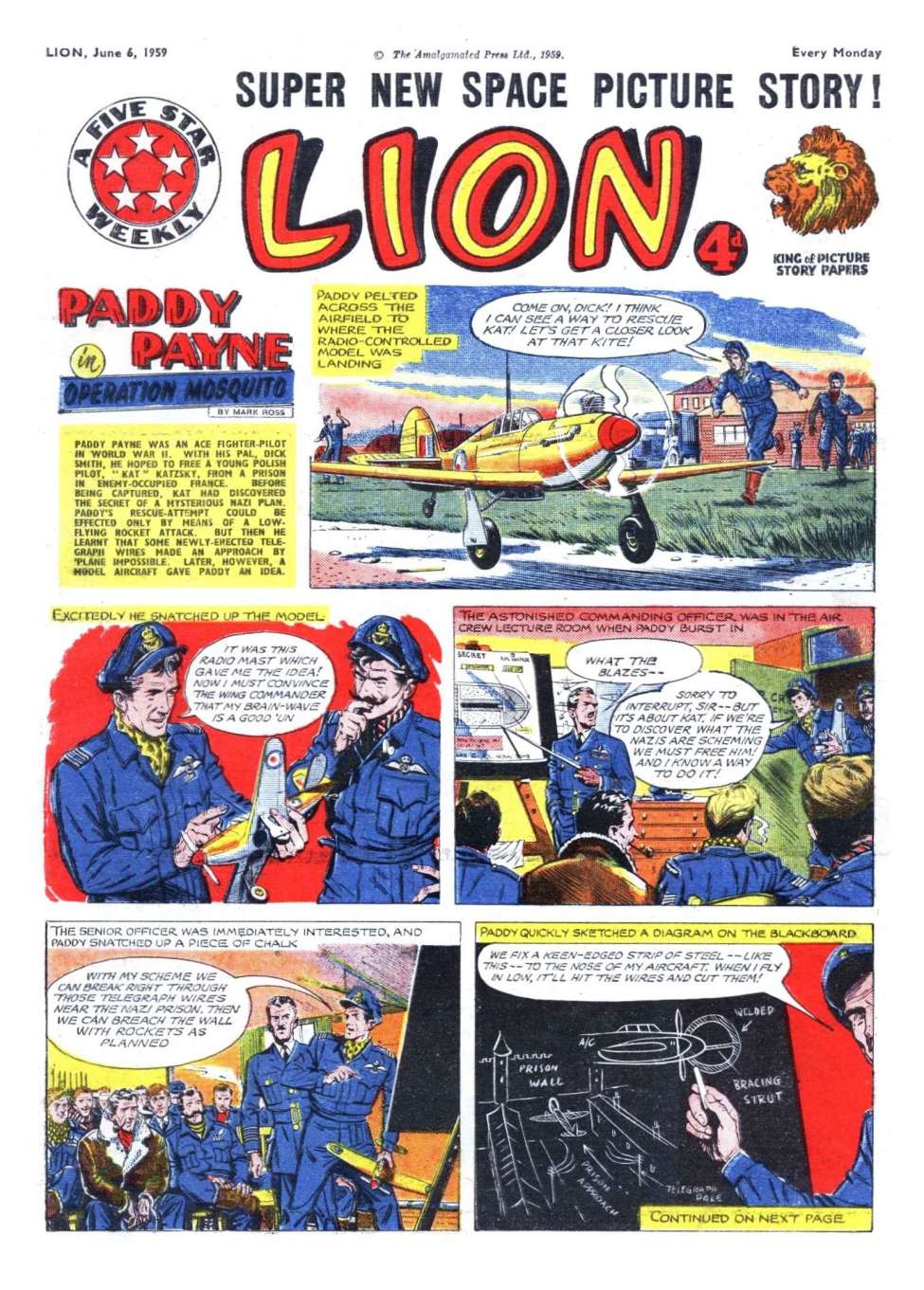 Comic Book Cover For Lion 381
