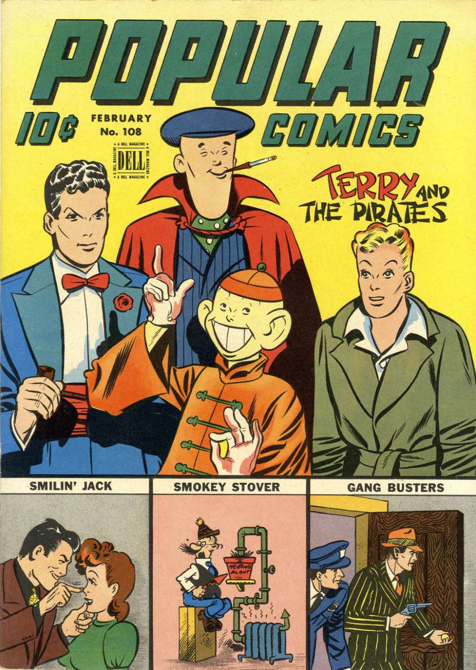 Book Cover For Popular Comics 108