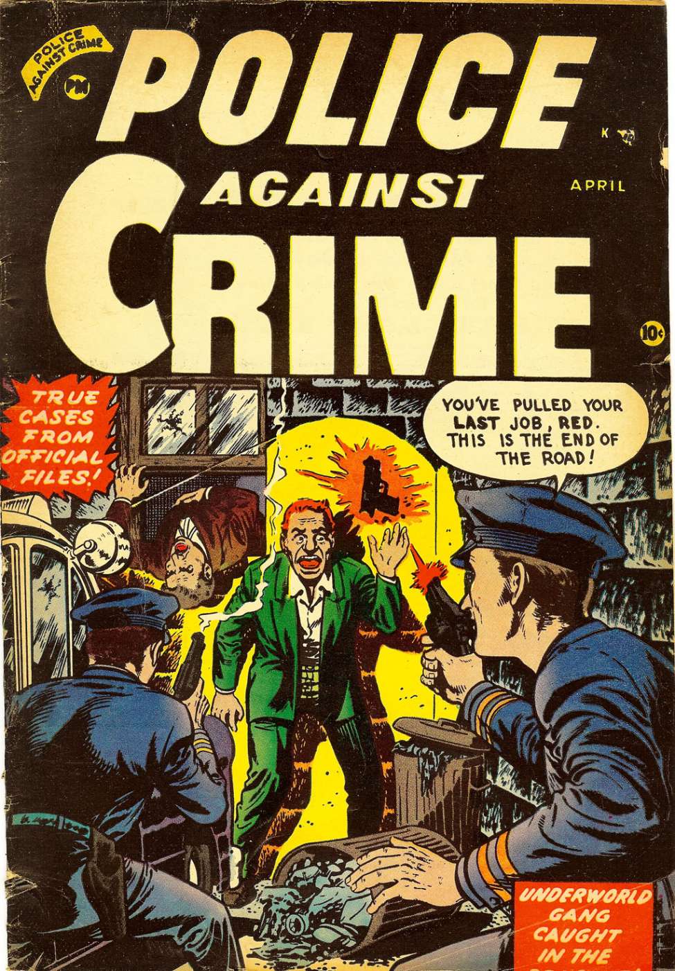 Comic Book Cover For Police Against Crime 1 - Version 1