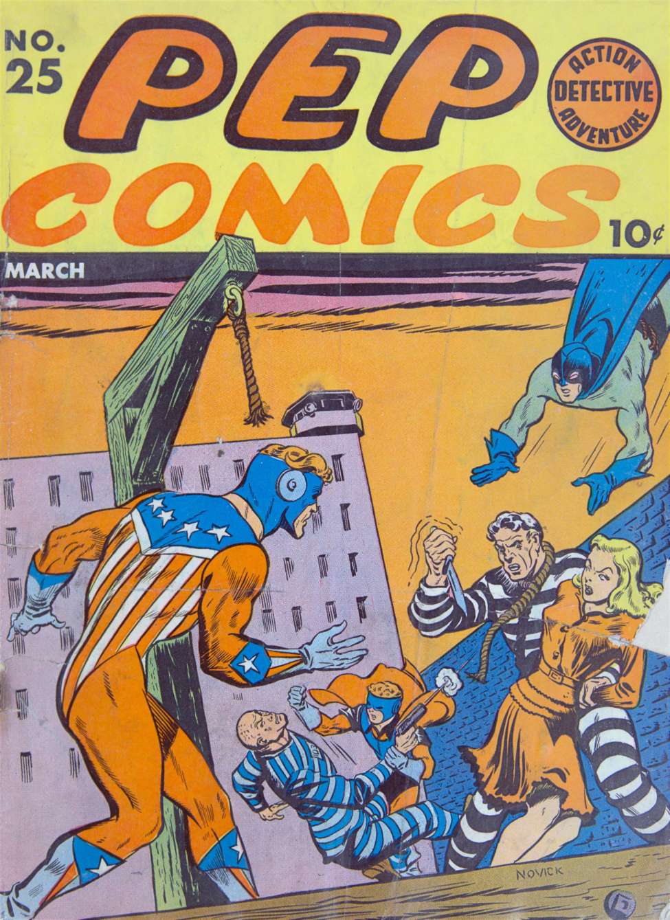 Book Cover For Pep Comics 25