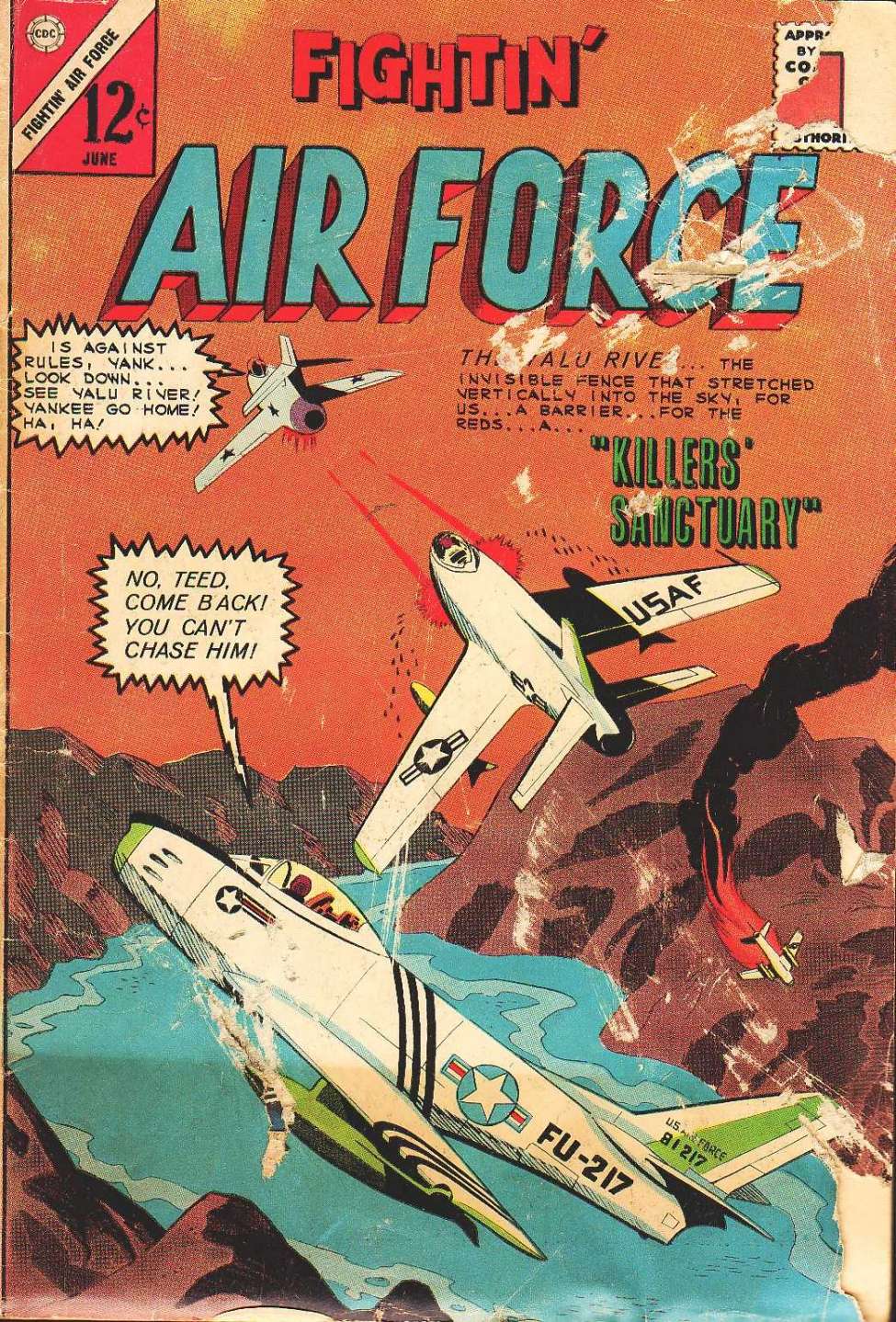 Comic Book Cover For Fightin' Air Force 44