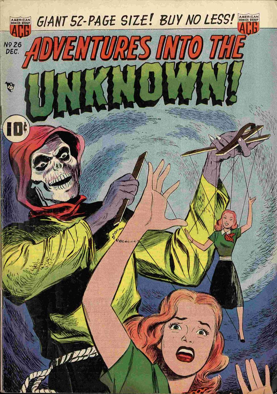 Comic Book Cover For Adventures into the Unknown 26