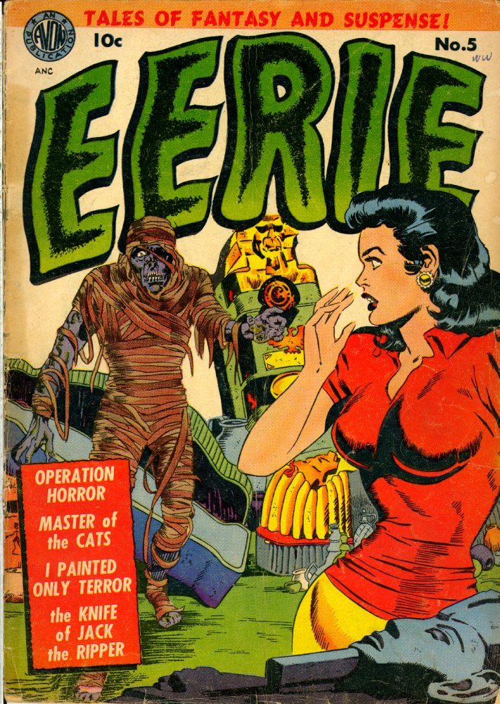 Comic Book Cover For Eerie 5
