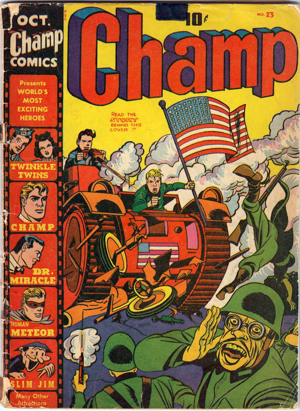 Comic Book Cover For Champ Comics 23