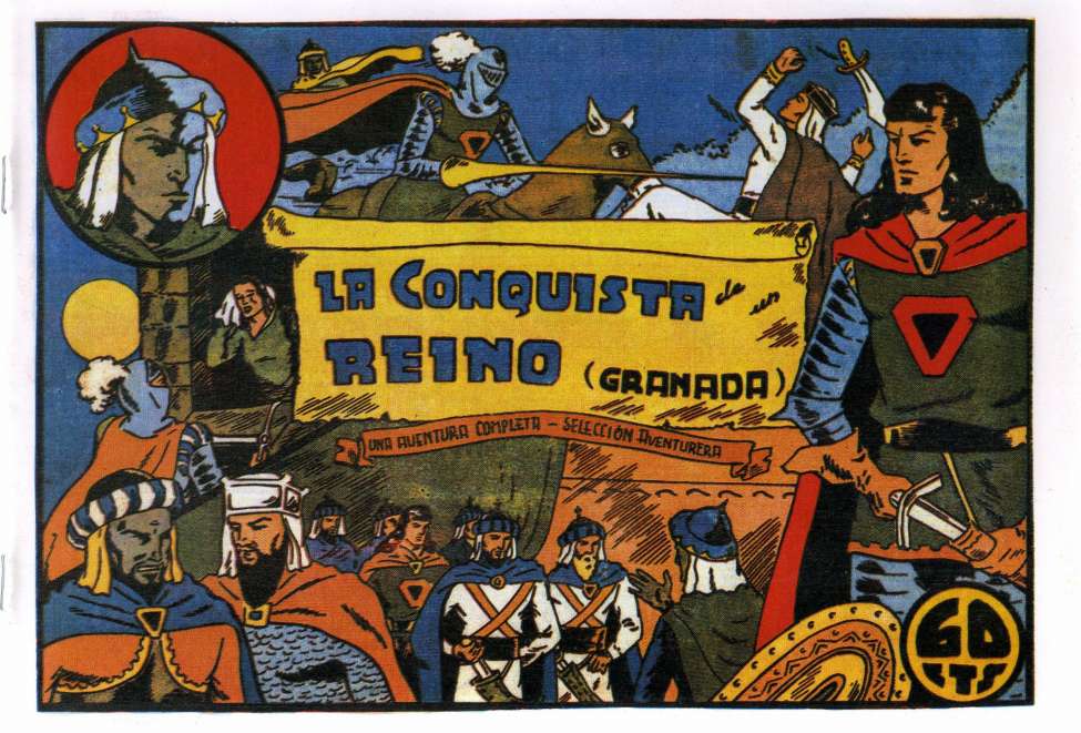 Comic Book Cover For Selección aventurera 3 - La conquista de Granada