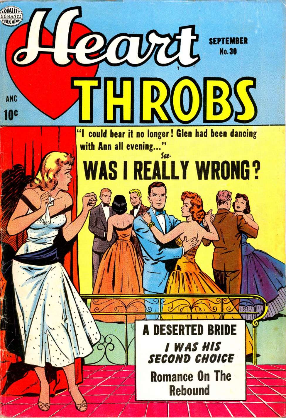 Book Cover For Heart Throbs 30