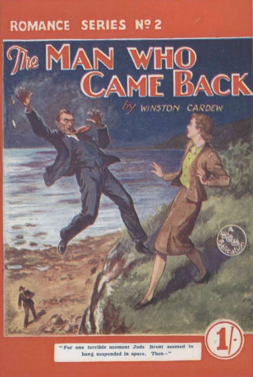 Comic Book Cover For Romance Series 2 The Man Who Came Back