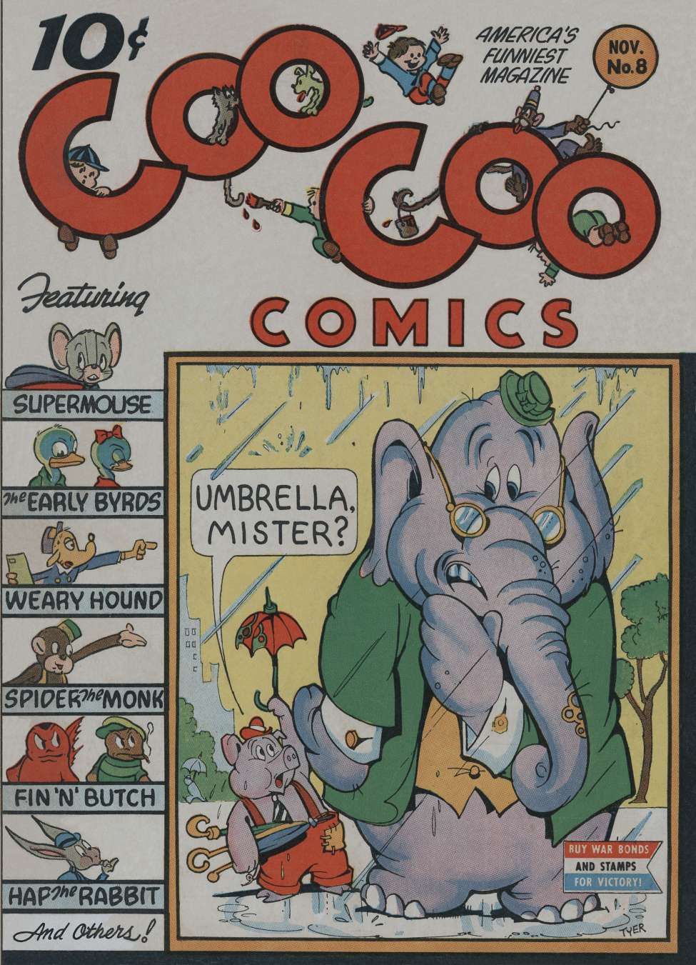 Comic Book Cover For Coo Coo Comics 8