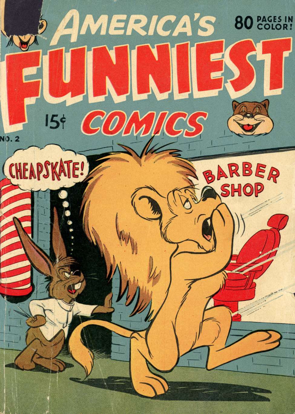 Comic Book Cover For America's Funniest Comics 2