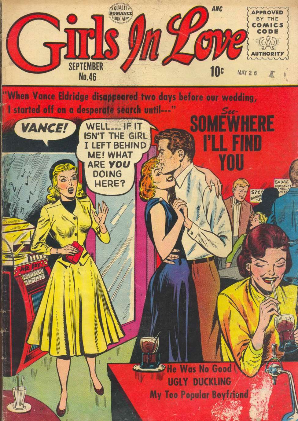 Comic Book Cover For Girls in Love 46