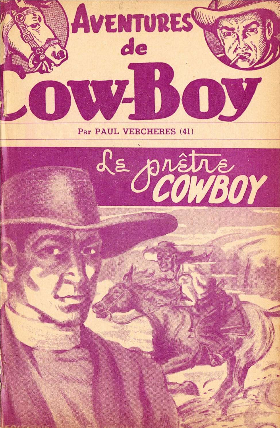 Book Cover For Aventures de Cow-Boys 41 - La Prêtre Cow-Boy