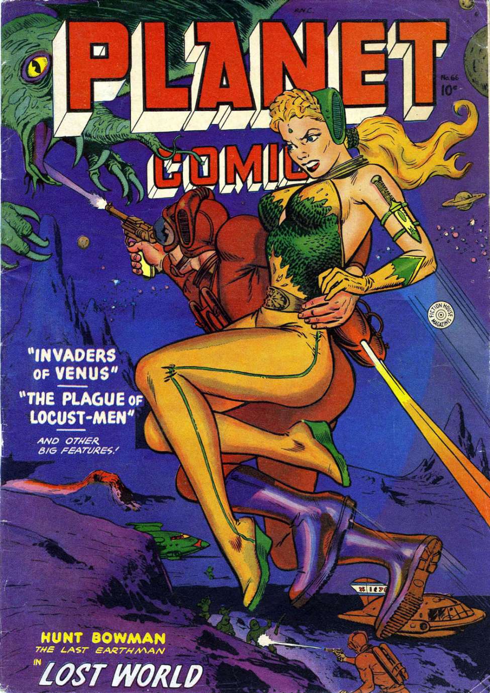 Comic Book Cover For Planet Comics 66 - Version 1