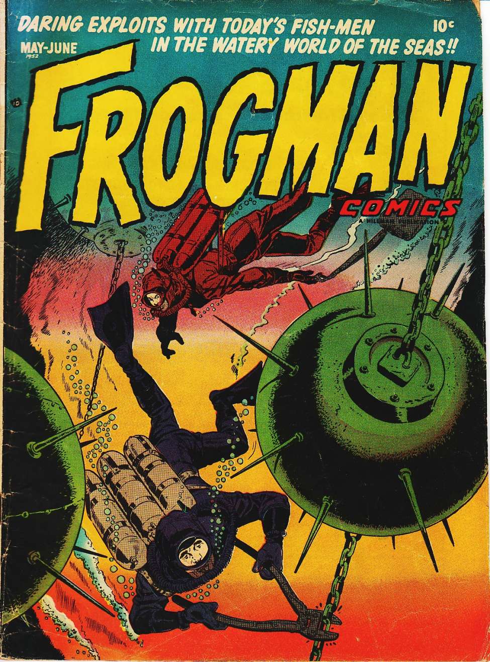 Comic Book Cover For Frogman Comics 2
