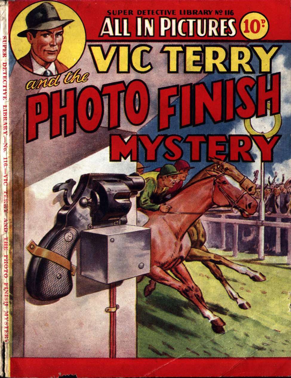 Book Cover For Super Detective Library 116 - The Photo Finish Mystery