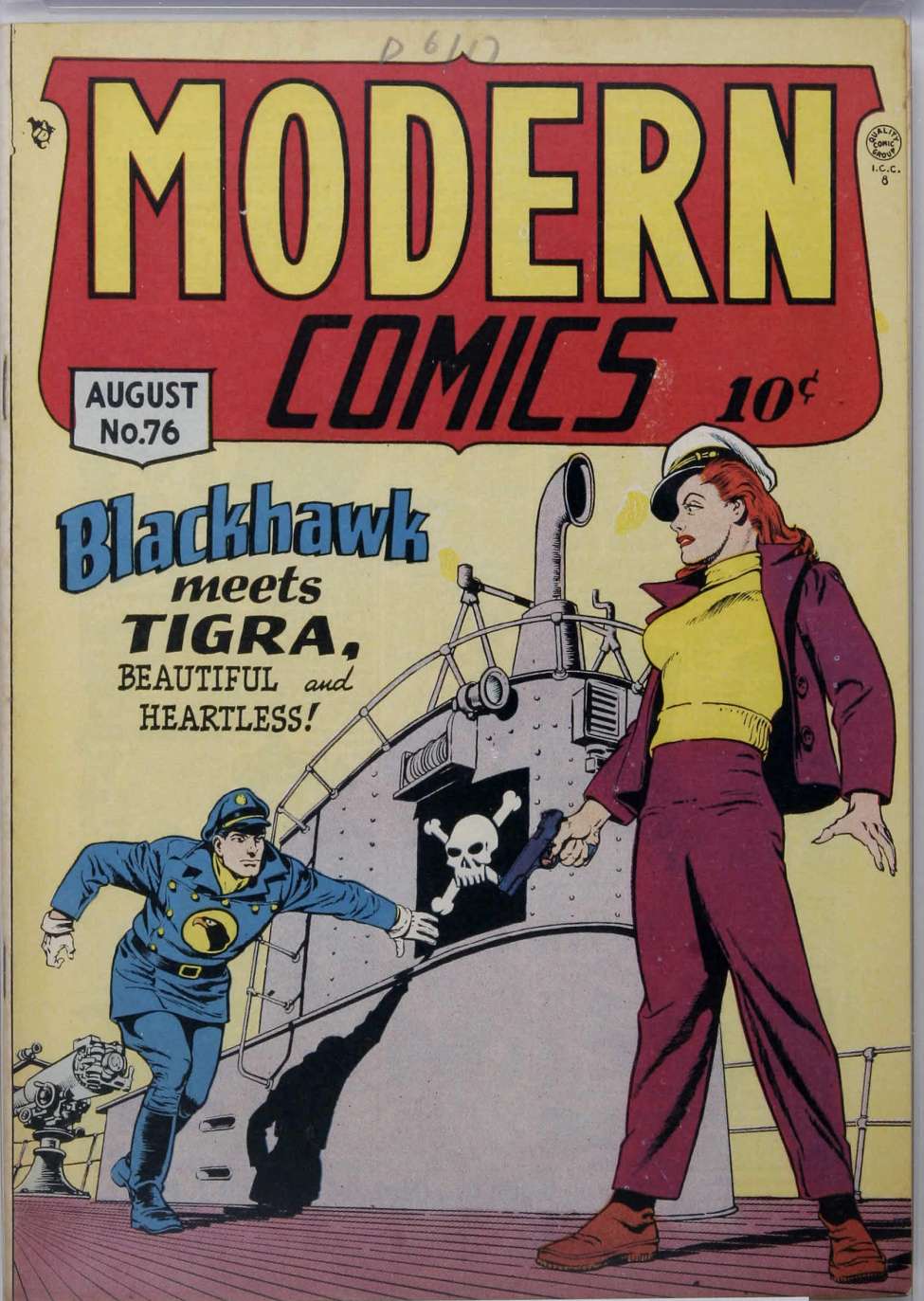 Comic Book Cover For Modern Comics 76 (4 fiche) - Version 2