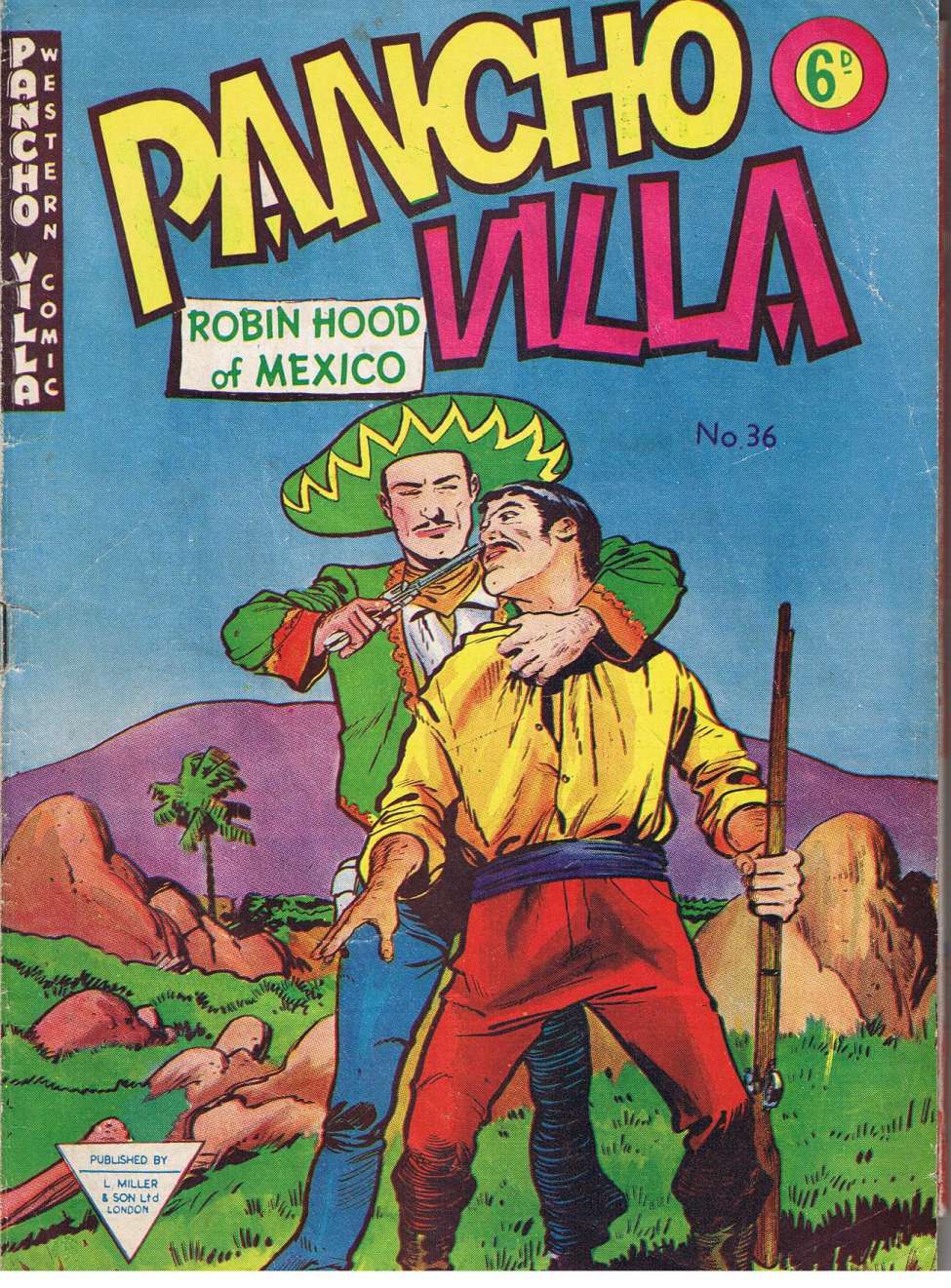Comic Book Cover For Pancho Villa 36