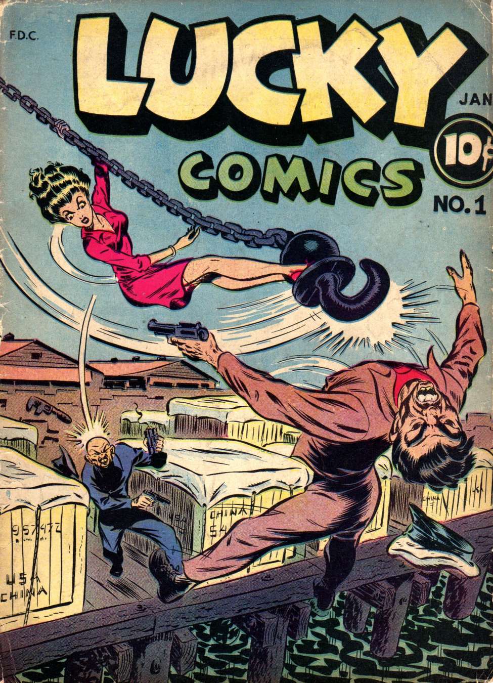 Comic Book Cover For Lucky Comics 1 - Version 1
