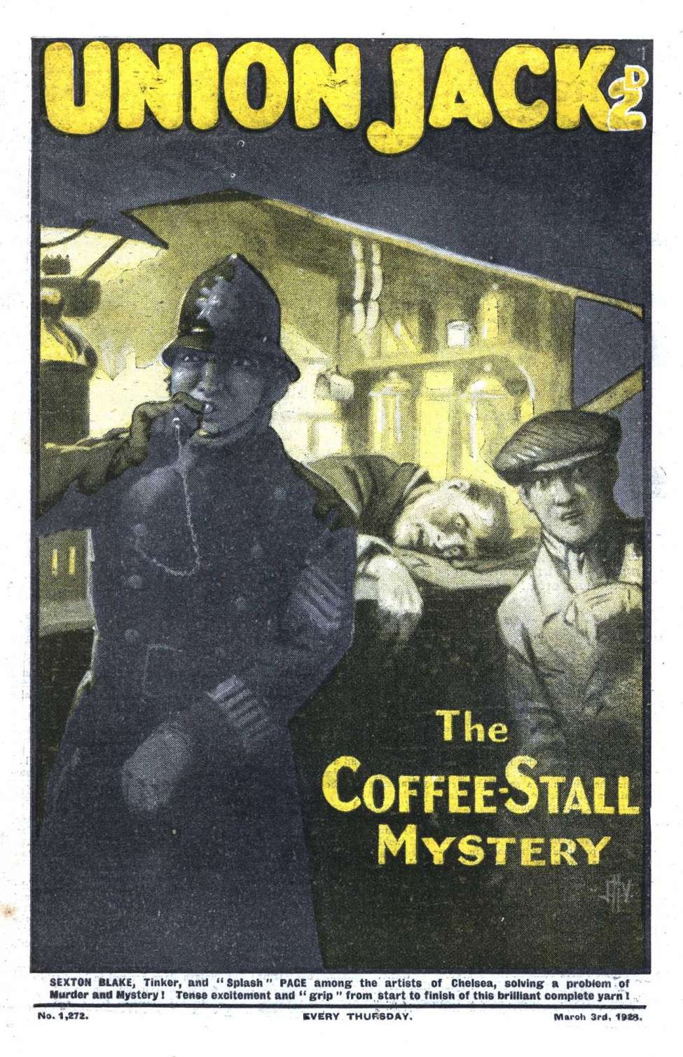 Comic Book Cover For Union Jack 1272 - The Coffee Stall Mystery