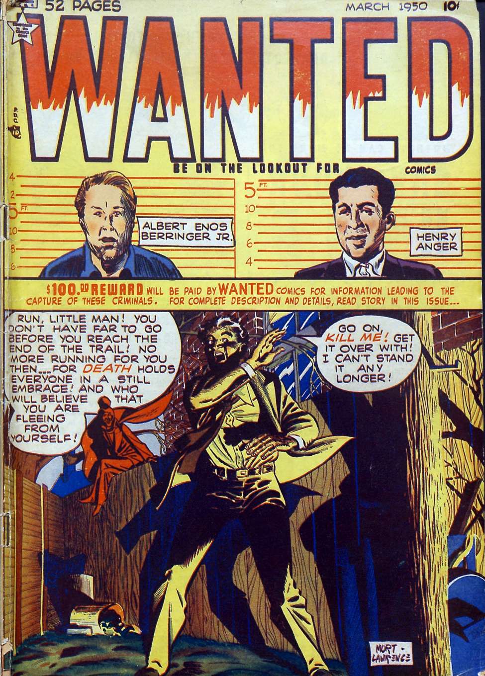 Book Cover For Wanted Comics 25