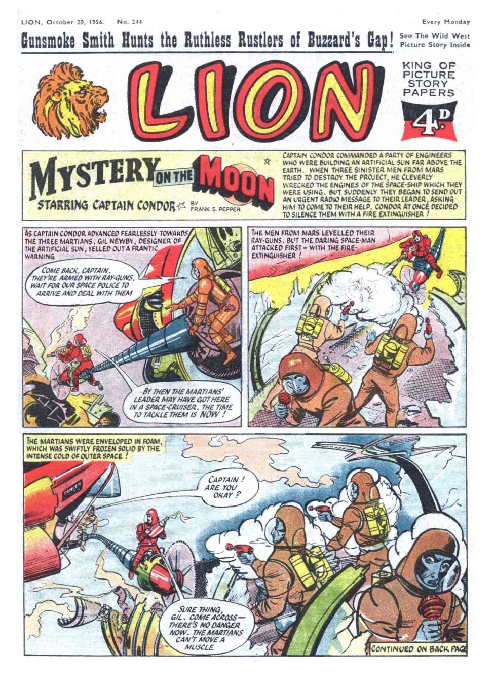 Comic Book Cover For Lion 244