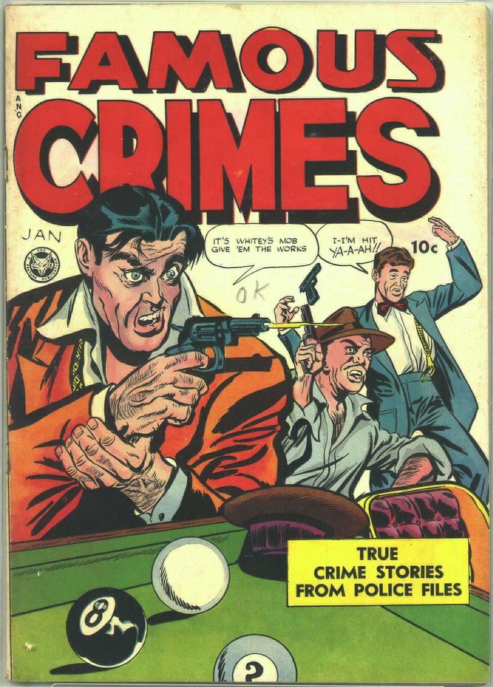 Comic Book Cover For Famous Crimes 5
