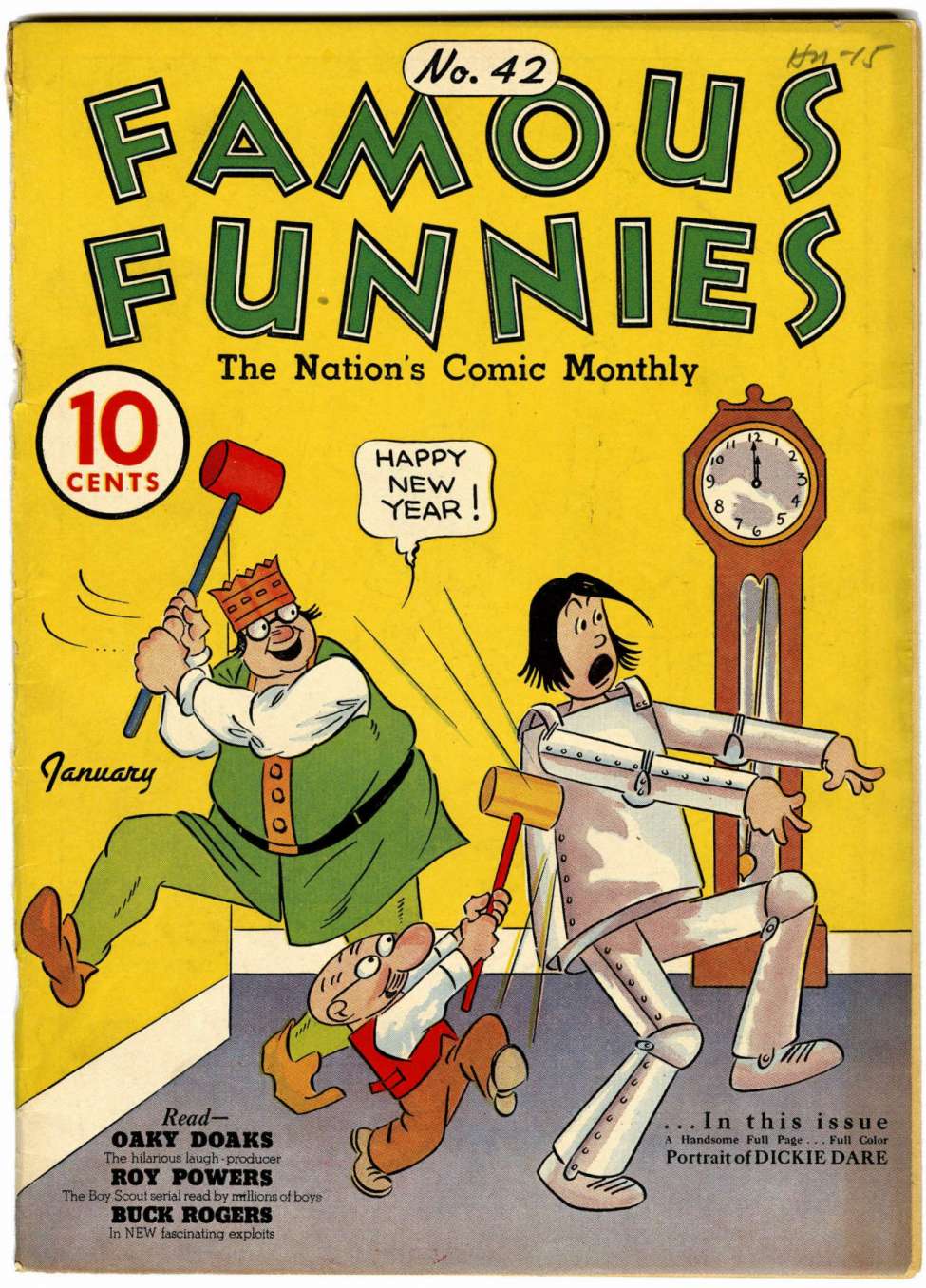 Comic Book Cover For Famous Funnies 42 - Version 1